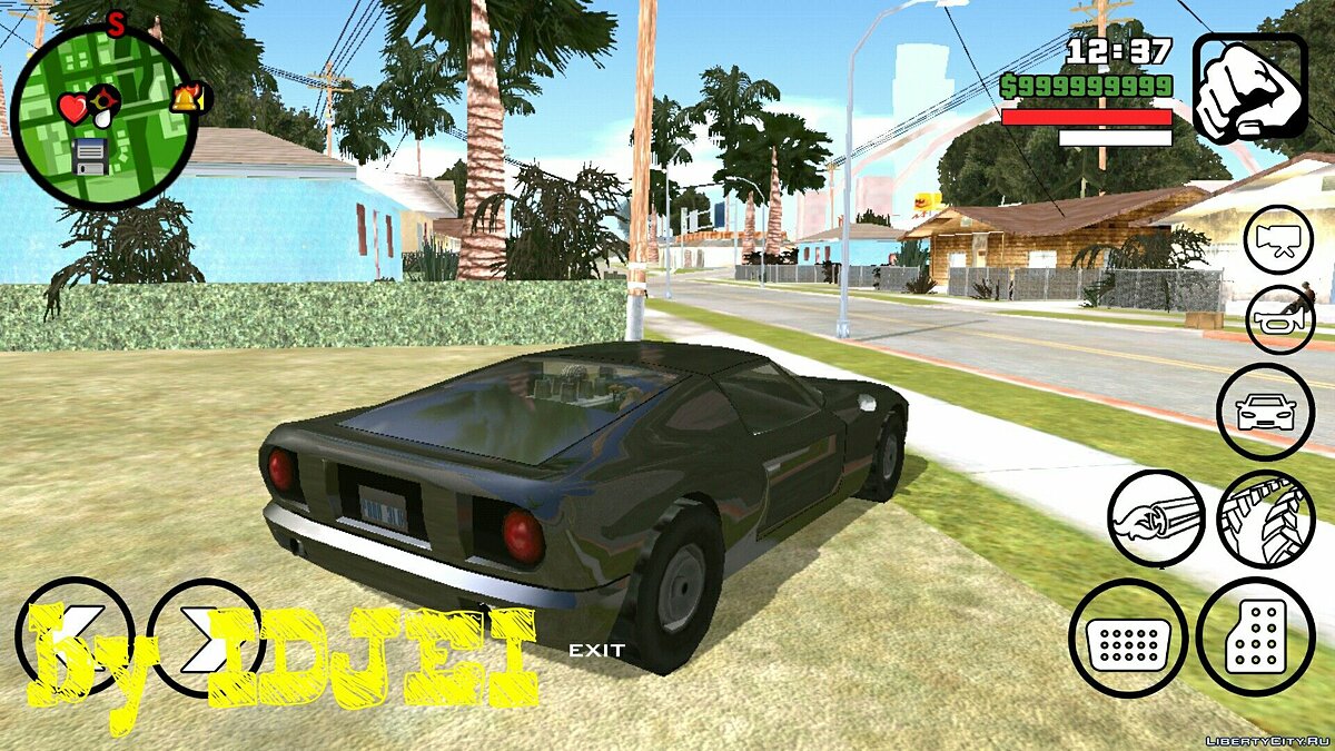 Бронированный Bullet на Grove Street для GTA San Andreas (iOS, Android) - Картинка #3