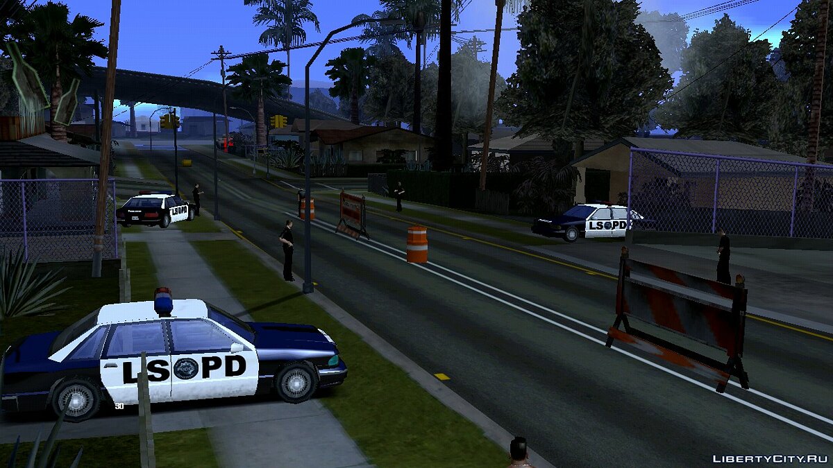 Контрольно-пропускной пункт полиции для GTA San Andreas (iOS, Android) - Картинка #1