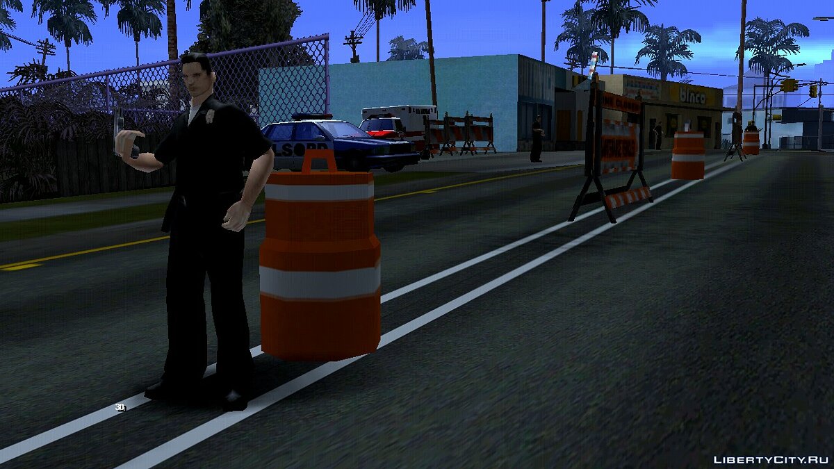 Контрольно-пропускной пункт полиции для GTA San Andreas (iOS, Android) - Картинка #3