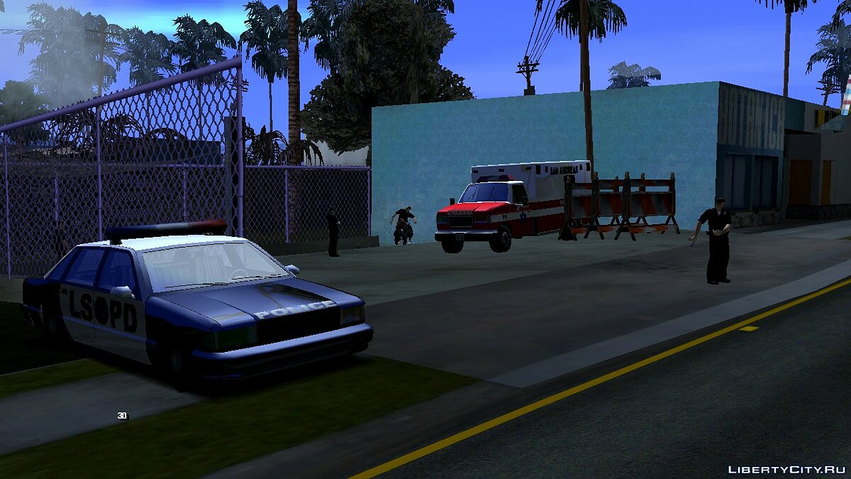 Контрольно-пропускной пункт полиции для GTA San Andreas (iOS, Android) - Картинка #4