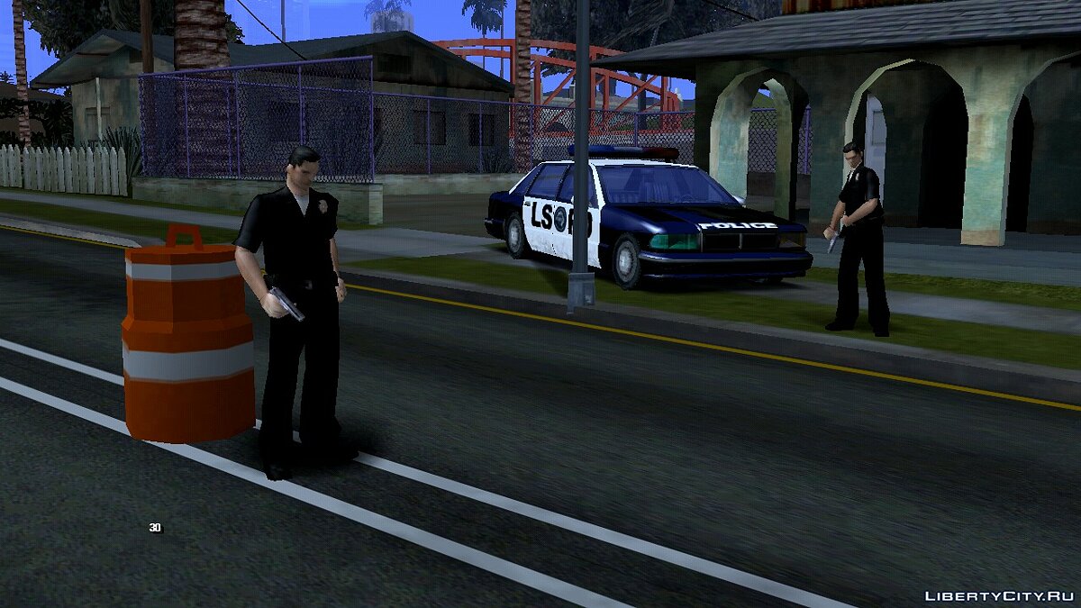 Контрольно-пропускной пункт полиции для GTA San Andreas (iOS, Android) - Картинка #5