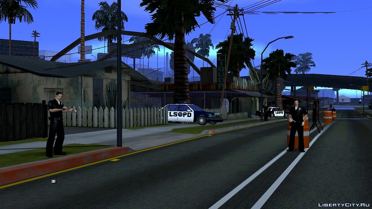 Контрольно-пропускной пункт полиции для GTA San Andreas (iOS, Android) - Картинка #8