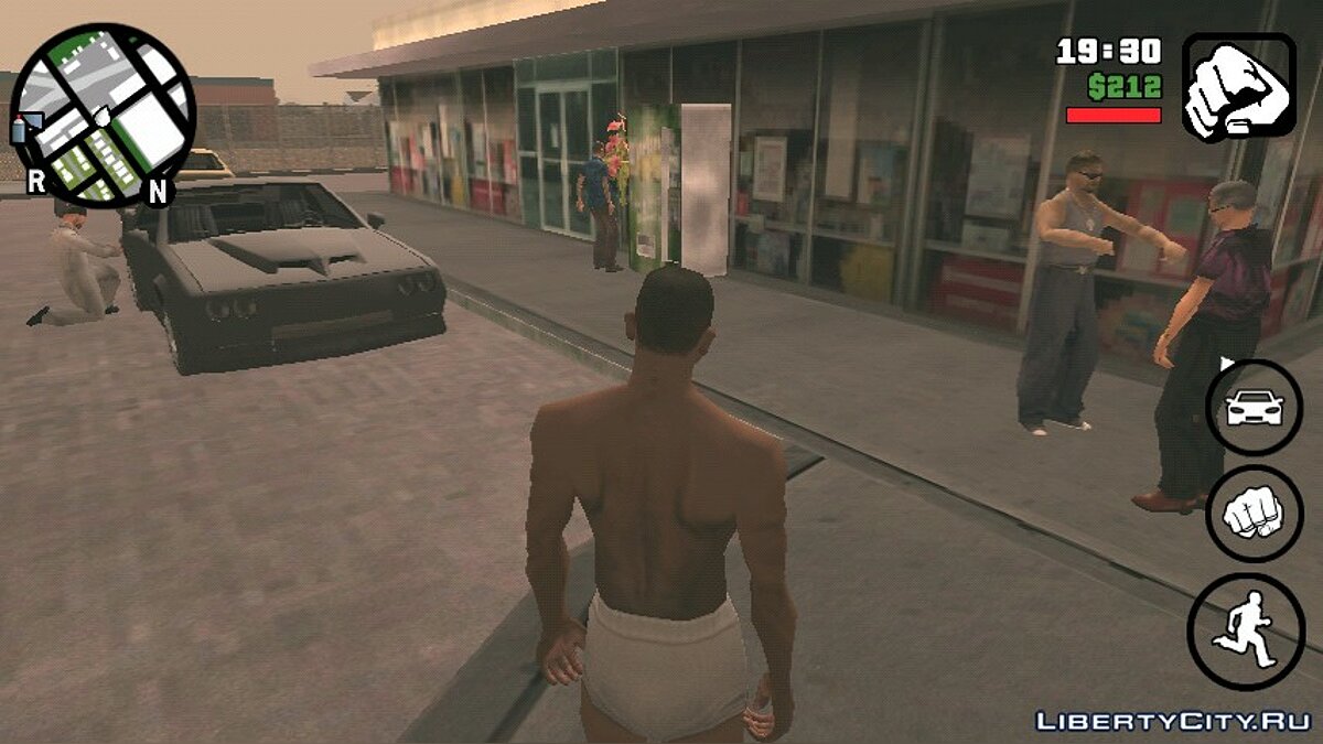 Busy gas station in Los Santos (For Android) for GTA San Andreas (iOS, Android) - Картинка #2