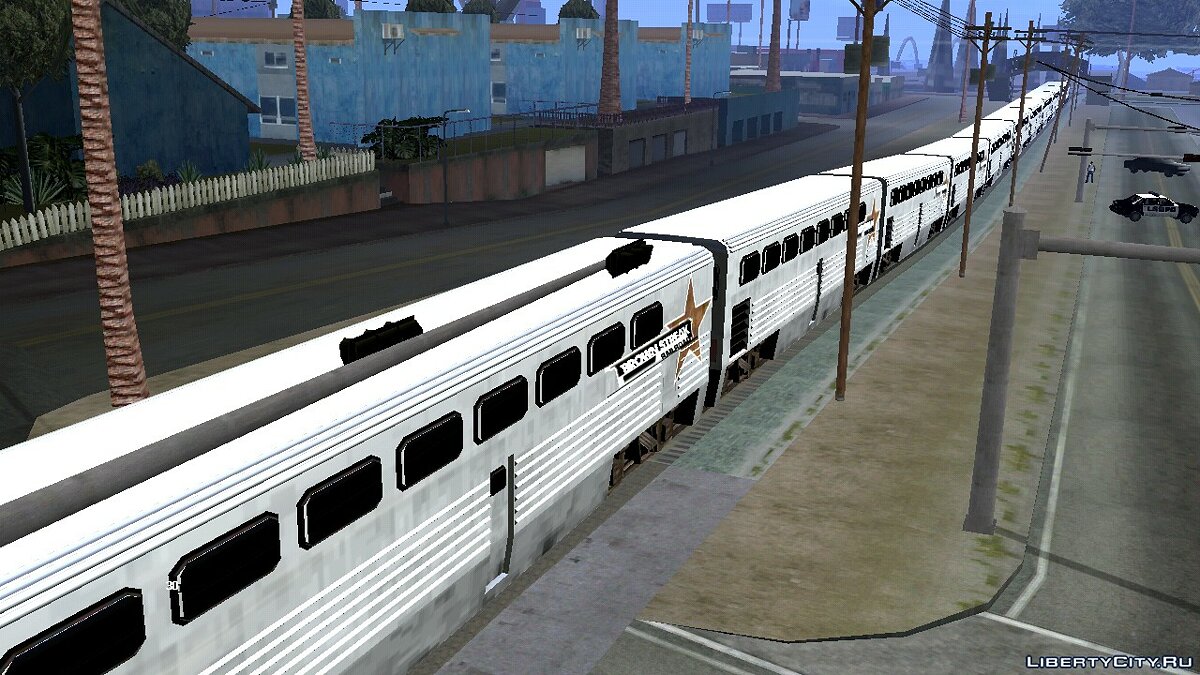 Длинный поезд (Больше вагонов) для GTA San Andreas (iOS, Android) - Картинка #2