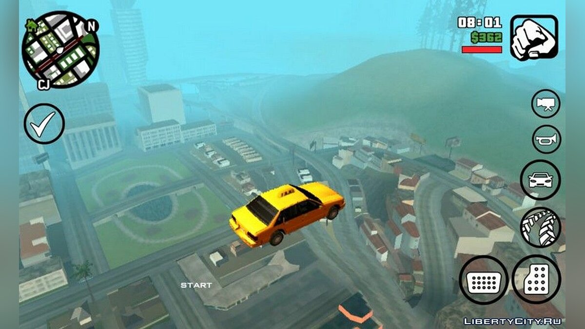 Прыгающие машины для GTA San Andreas (iOS, Android) - Картинка #1