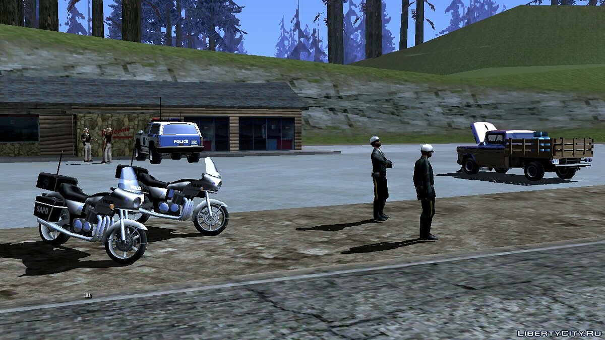 Оживление заправок в сельской местности (Возле Сан-Фиерро) для GTA San Andreas (iOS, Android) - Картинка #6