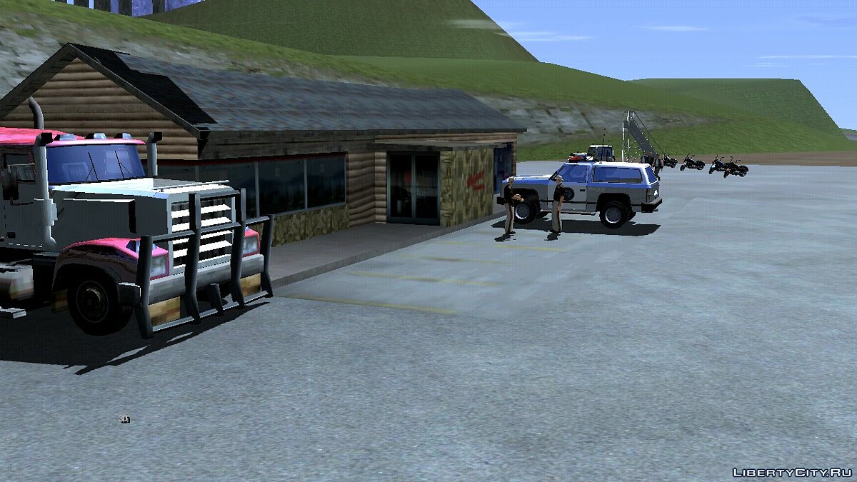 Оживление заправок в сельской местности (Возле Сан-Фиерро) для GTA San Andreas (iOS, Android) - Картинка #9