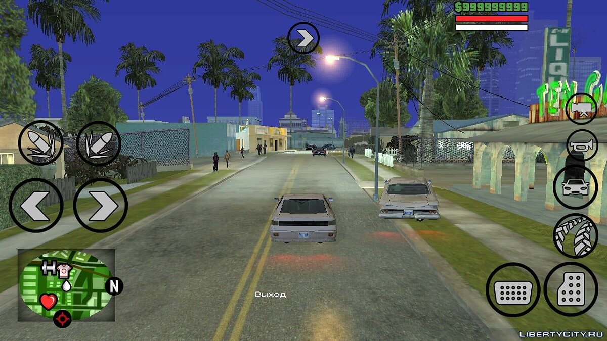 Автоматический вид от первого лица в машине V1 для GTA San Andreas (iOS, Android) - Картинка #3
