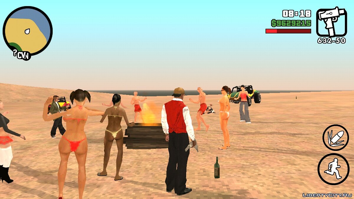 Пляжная вечеринка для GTA San Andreas (iOS, Android) - Картинка #2