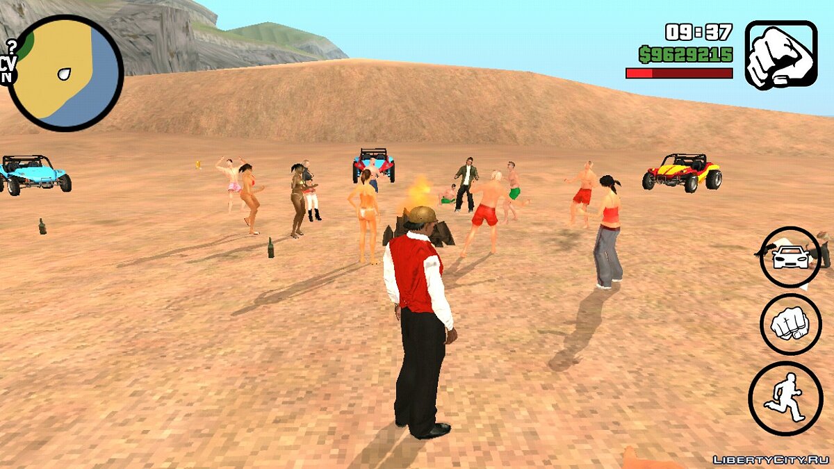 Пляжная вечеринка для GTA San Andreas (iOS, Android) - Картинка #8