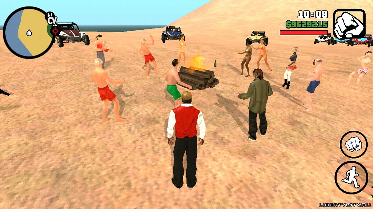 Пляжная вечеринка для GTA San Andreas (iOS, Android) - Картинка #10