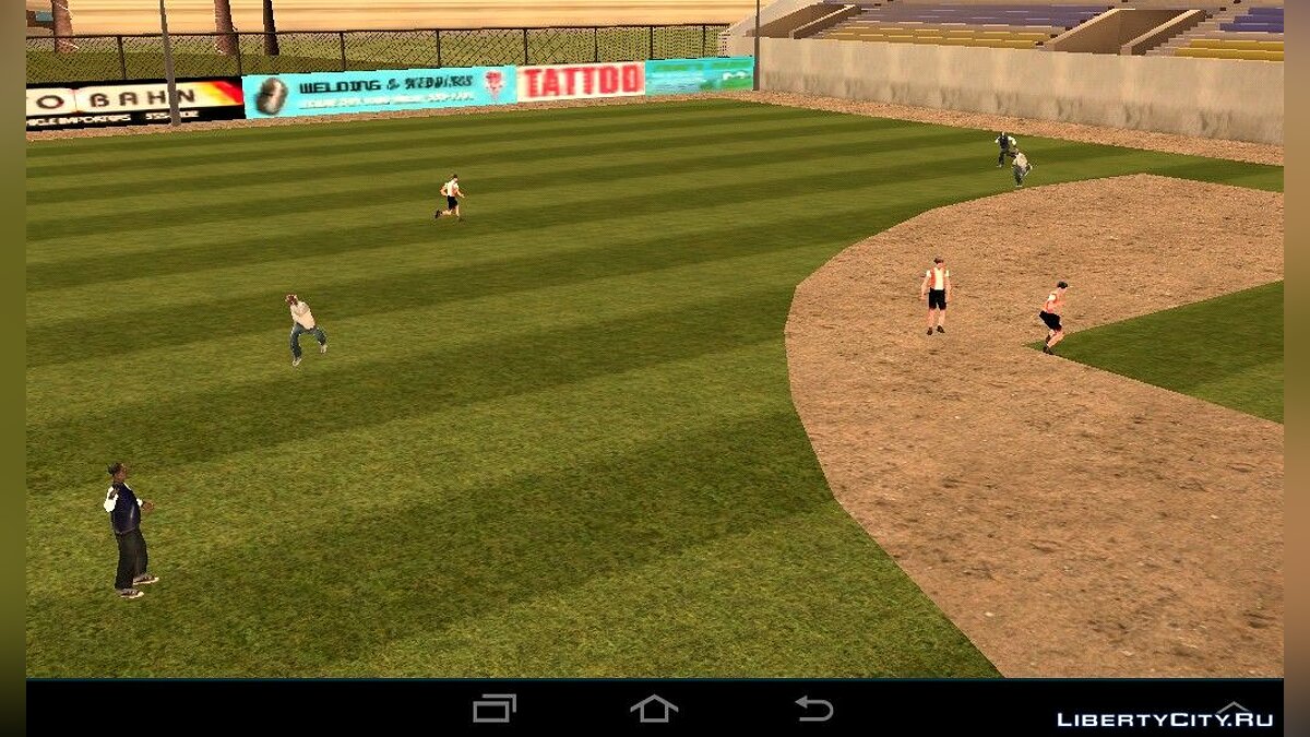 Оживленный бейсбольный стадион для GTA San Andreas (iOS, Android) - Картинка #1