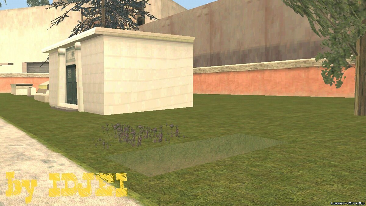 Сорняки на могиле матери CJ (V.1) для GTA San Andreas (iOS, Android) - Картинка #3