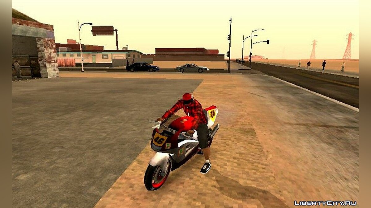 Шлем для езды на мотоцикле для GTA San Andreas (iOS, Android) - Картинка #1