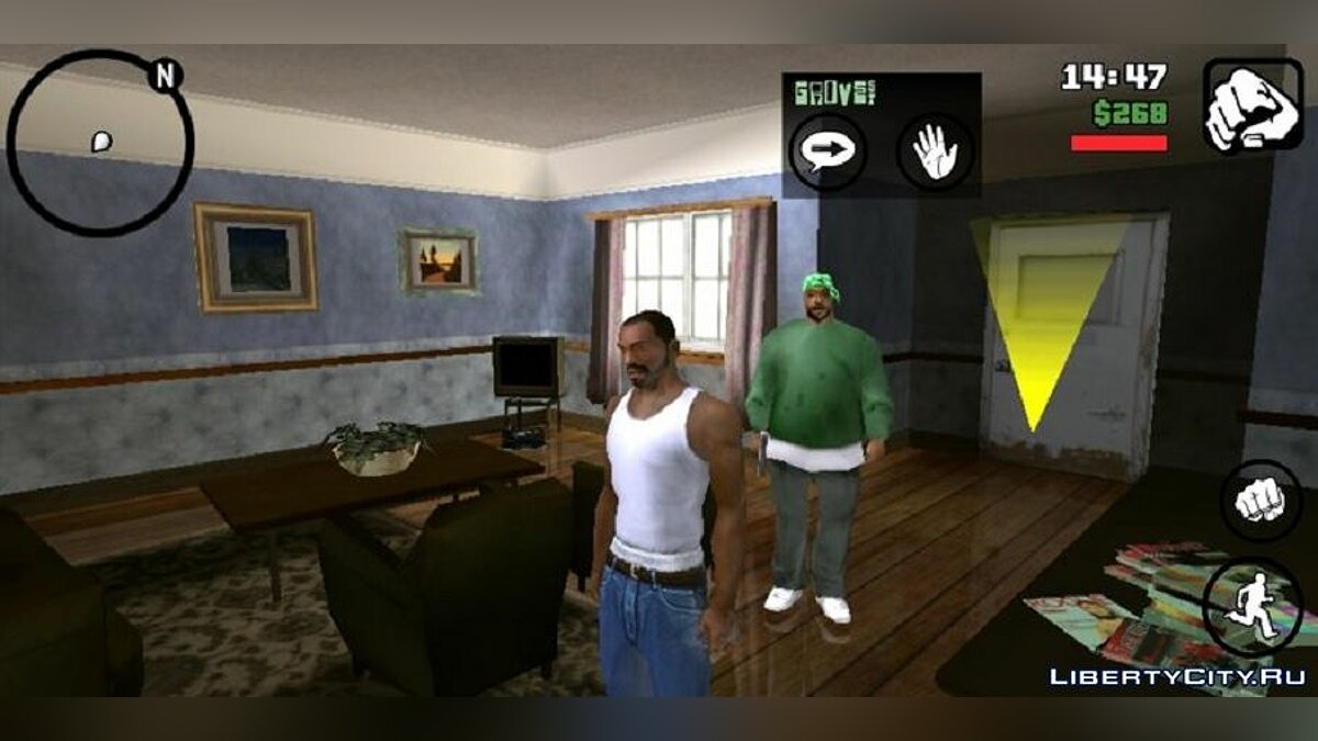 Братки заходят в помещения  для GTA San Andreas (iOS, Android) - Картинка #2