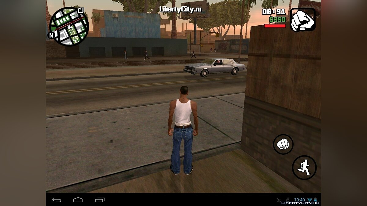 Надпись вверху(Android) для GTA San Andreas (iOS, Android) - Картинка #1
