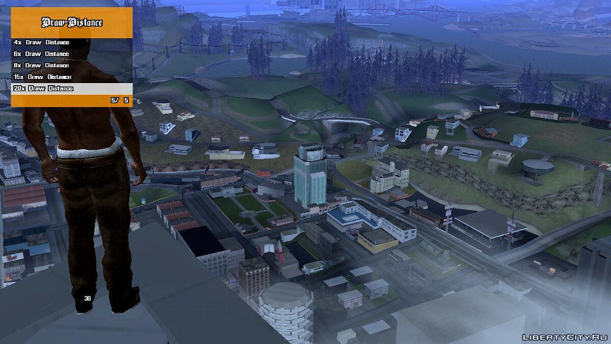 Увеличить дальность обзора для GTA San Andreas (iOS, Android) - Картинка #1