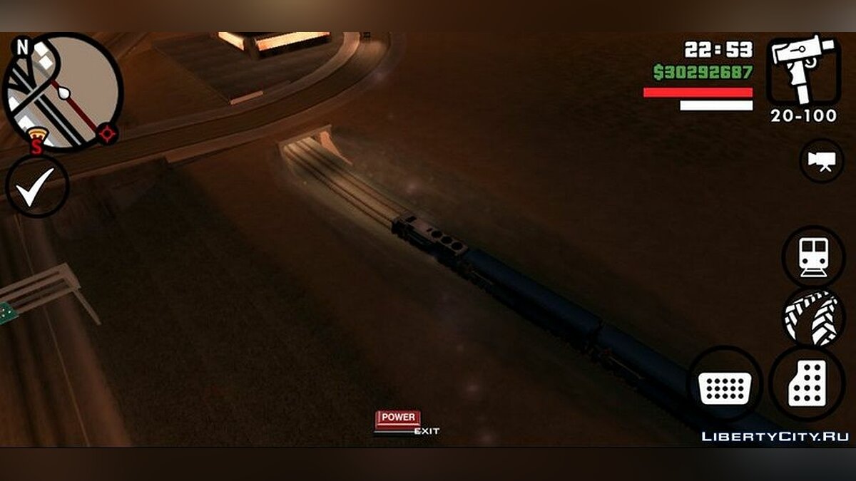 Длинный поезд для GTA San Andreas (iOS, Android) - Картинка #2