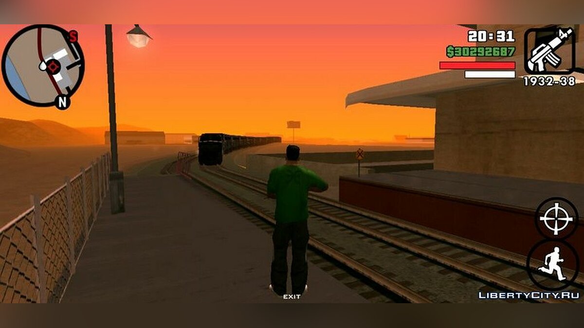 Длинный поезд для GTA San Andreas (iOS, Android) - Картинка #1