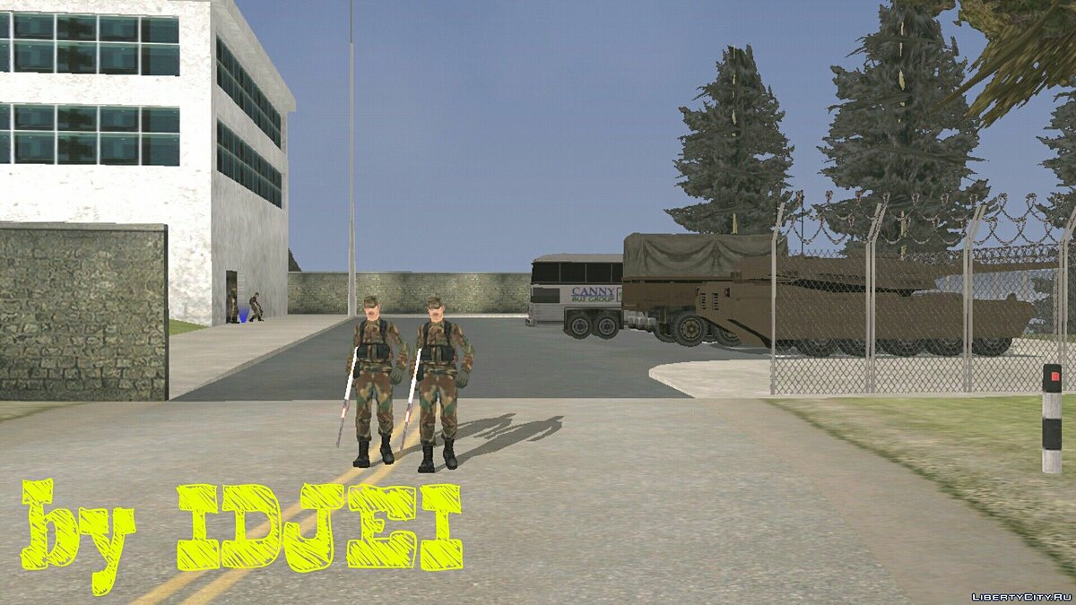 Армия на горе в SF для GTA San Andreas (iOS, Android) - Картинка #1