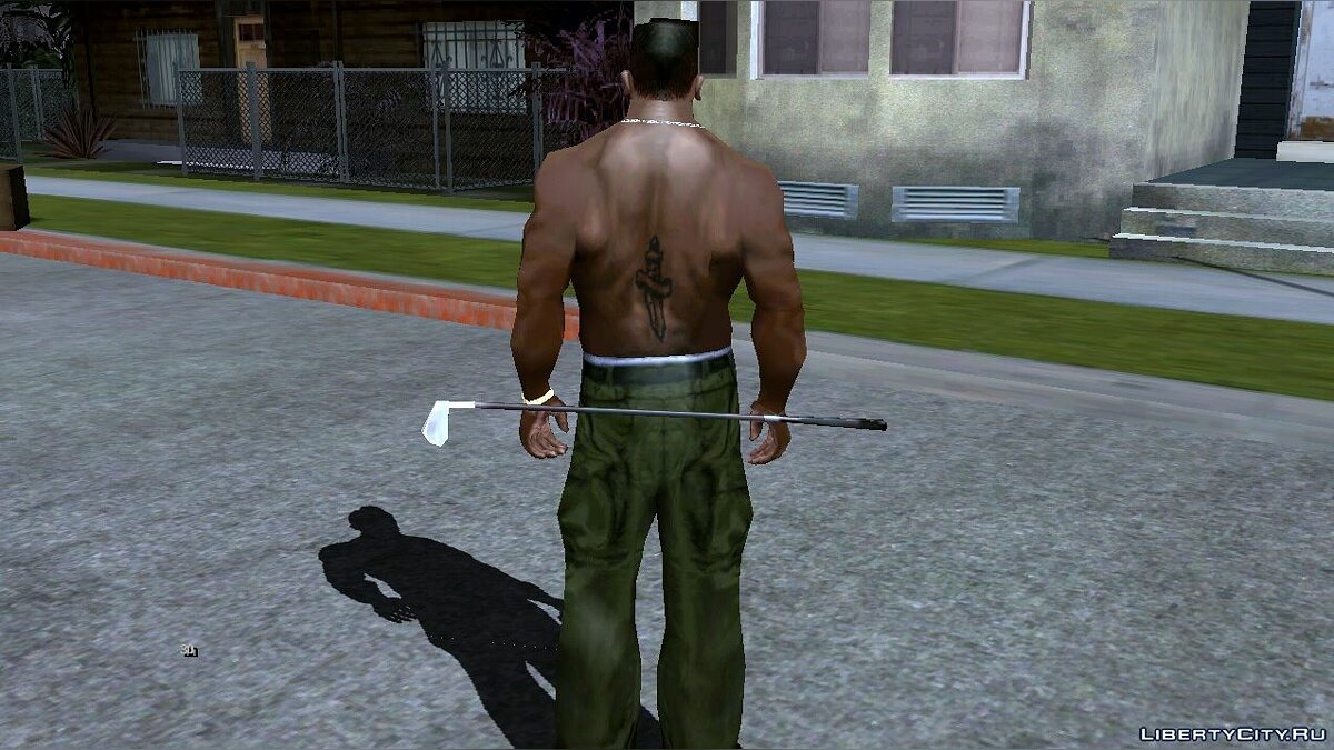 Носить оружие за спиной для GTA San Andreas (iOS, Android) - Картинка #4