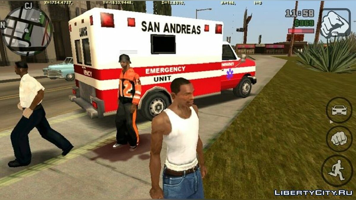 Вызвать медиков, как в GTA 5 для GTA San Andreas (iOS, Android) - Картинка #3