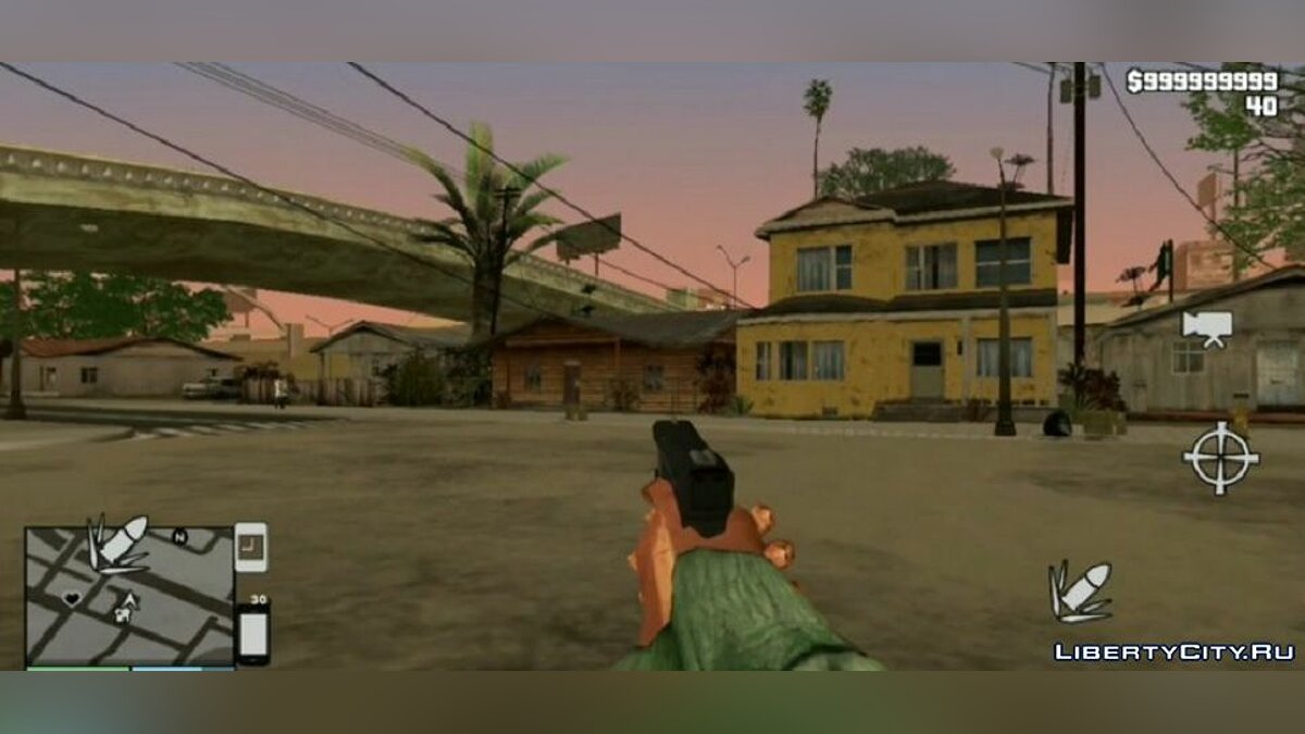 Прицел в стиле GTA 5 для GTA San Andreas (iOS, Android) - Картинка #2