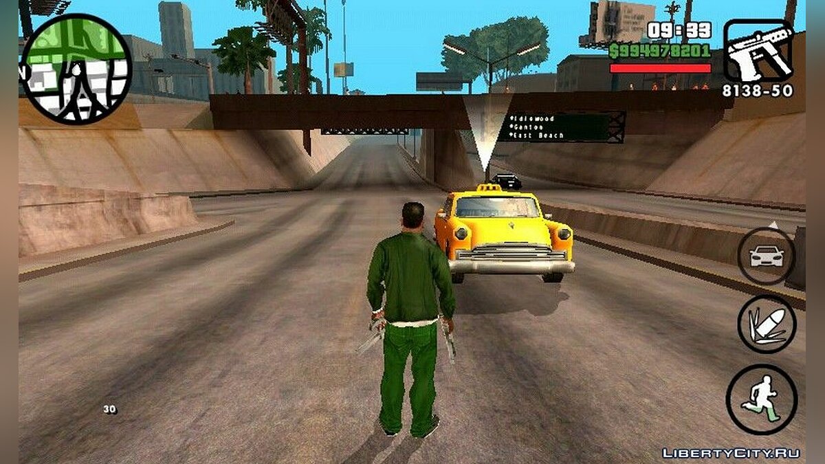 Вызов такси как в GTA 5 для GTA San Andreas (iOS, Android) - Картинка #1