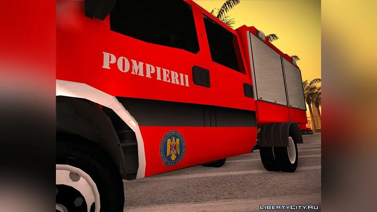 2008 Iveco Daily Mk4 - Autospeciala Pompieri / GTA San Andreas