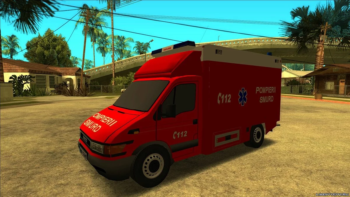 Iveco Daily Pompierii SMURD / GTA San Andreas