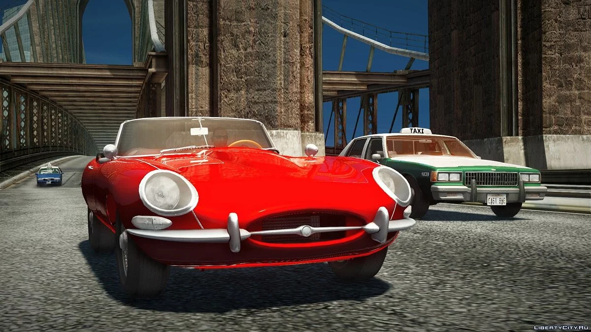 Jaguar XK-E Series I E-Type Convertible 1964 / GTA San Andreas