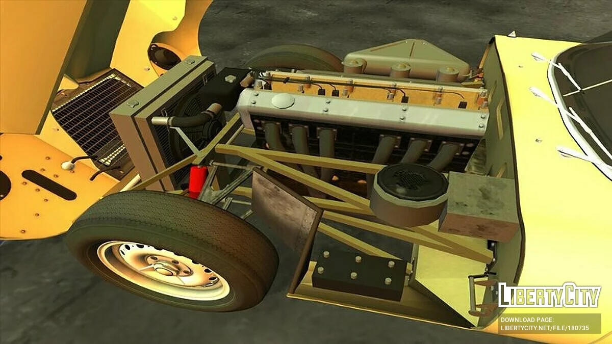 Jaguar XK-E Series I E-Type Convertible 1964 / GTA San Andreas