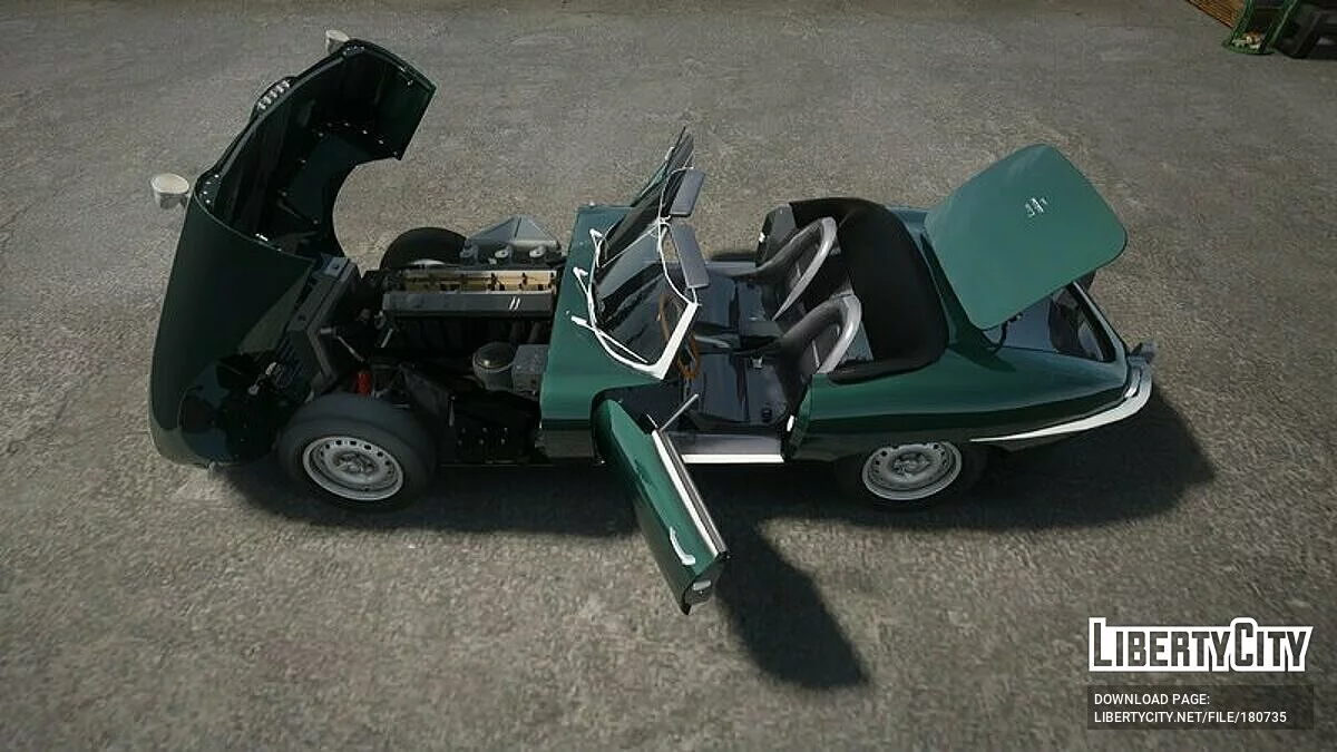 Jaguar XK-E Series I E-Type Convertible 1964 / GTA San Andreas