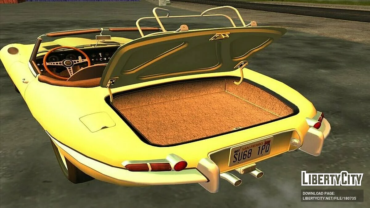 Jaguar XK-E Series I E-Type Convertible 1964 / GTA San Andreas