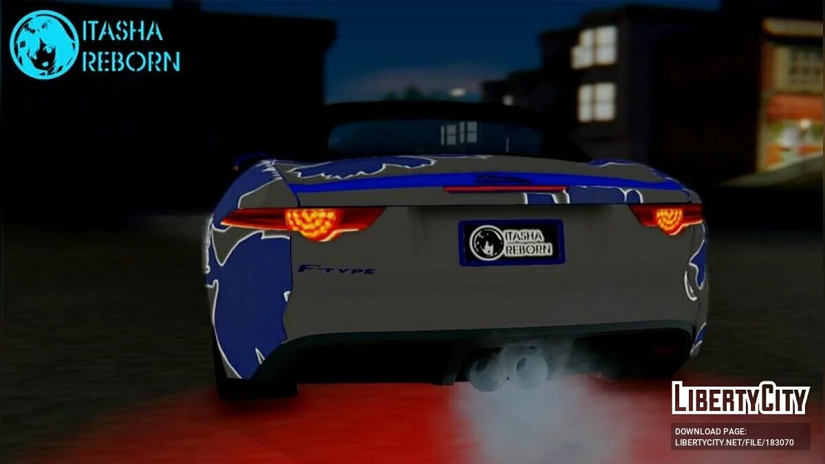 Jaguar Itasha Arisu of Blue Archive F Type / GTA San Andreas