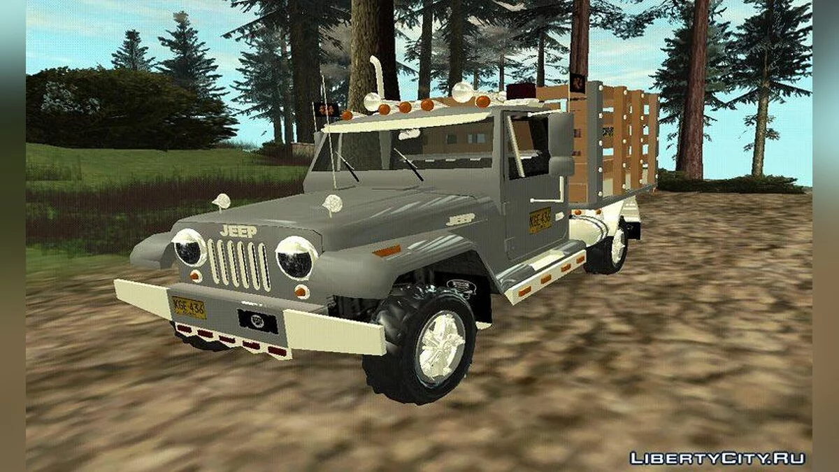 Jeep Con Estacas V2 / GTA San Andreas
