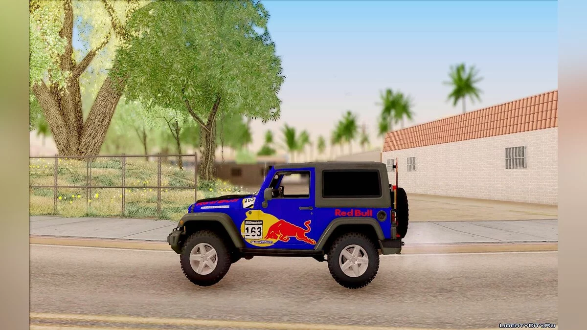 Jeep Wrangler Red Bull 2012 / GTA San Andreas