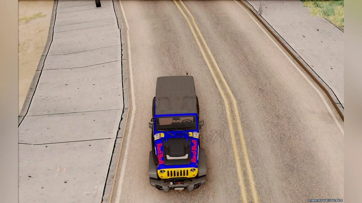 Jeep Wrangler Red Bull 2012 / GTA San Andreas