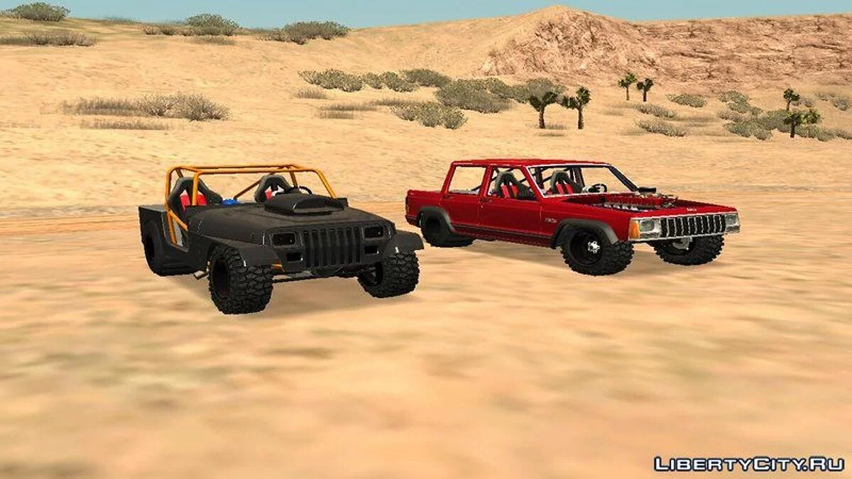 Jeep Sand Drag / GTA San Andreas