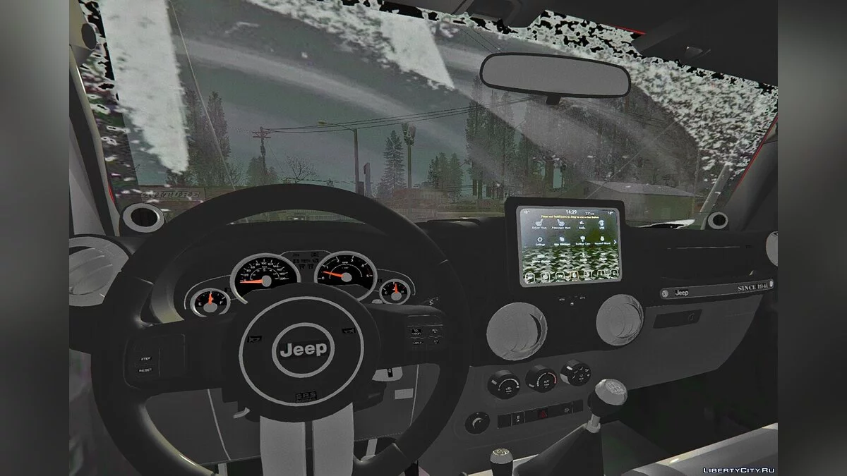 Jeep Wrangler Rubicon - Зимняя версия / GTA San Andreas