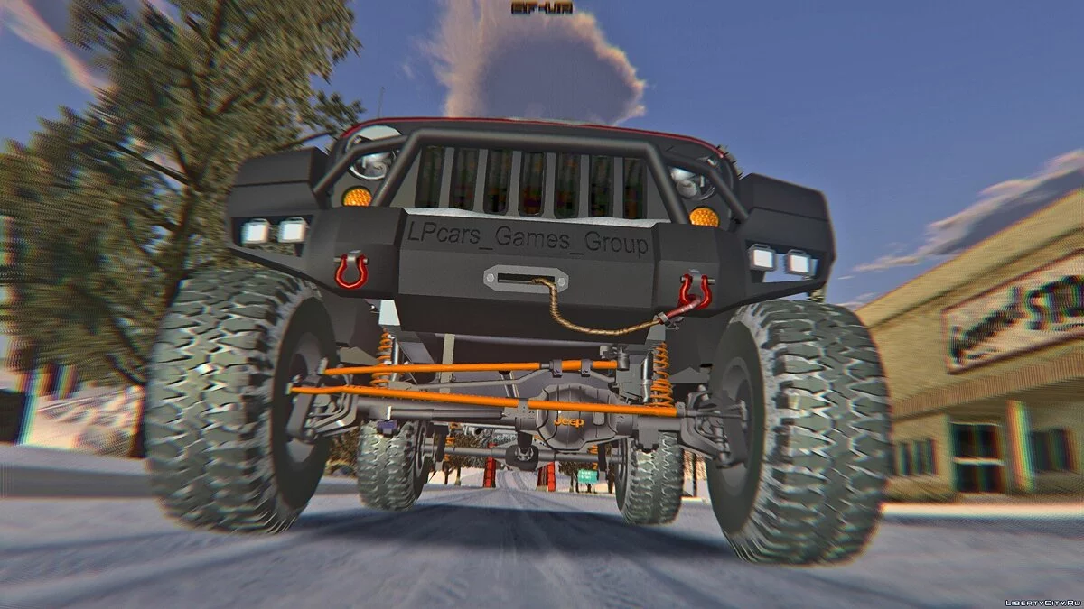 Jeep Wrangler Rubicon - Зимняя версия / GTA San Andreas