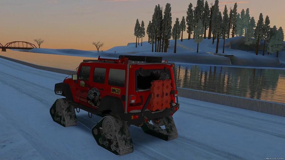 Jeep Wrangler Rubicon Caterpillar / GTA San Andreas