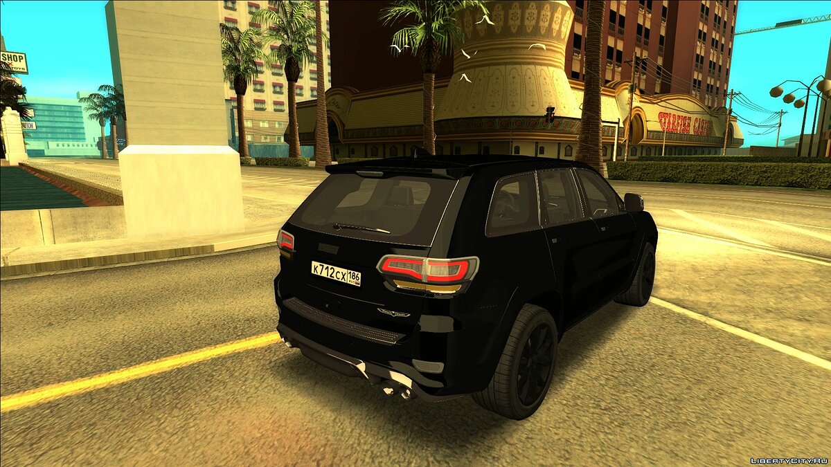 Скачать Jeep Grand Cherokee TRACKHAWK — гражданская версия для GTA San  Andreas