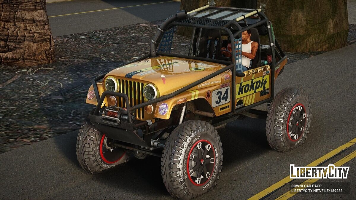 Jeep CJ-7 4X4 for GTA San Andreas - Картинка #1