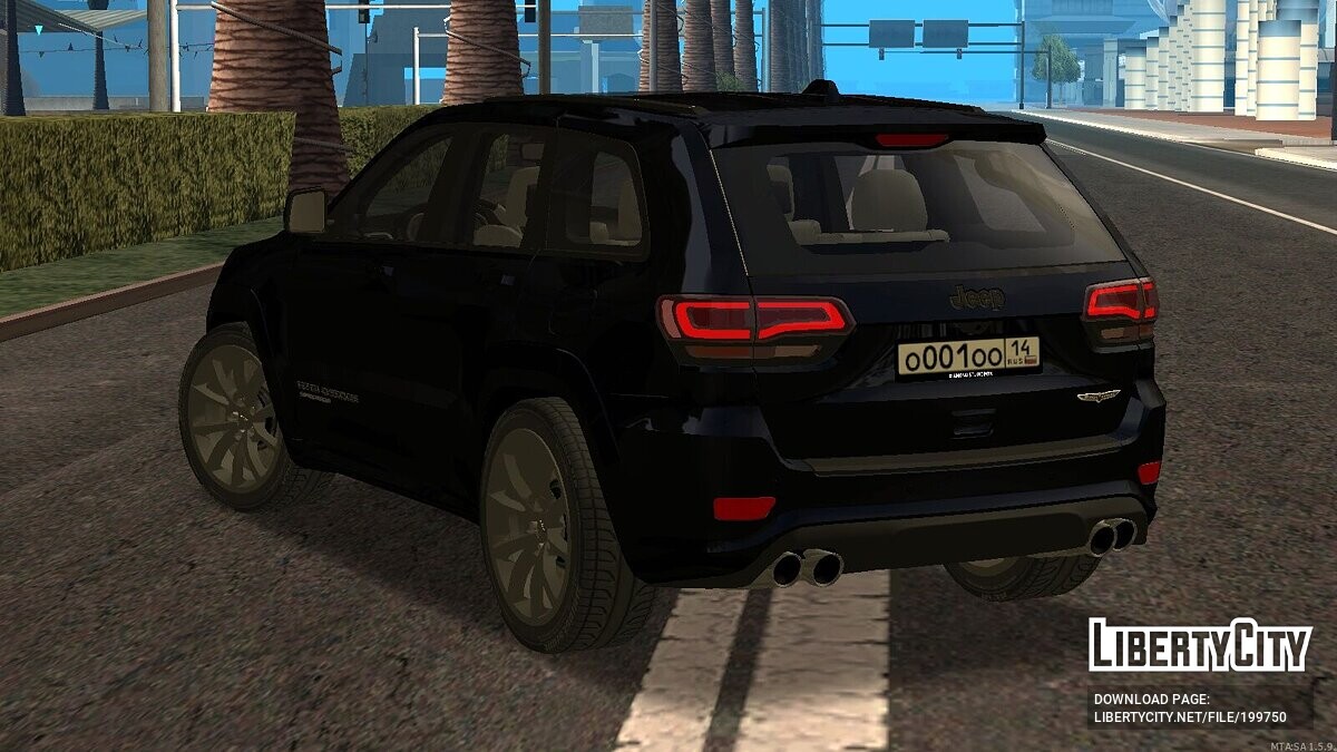 Скачать Jeep Grand Cherokee Trackhawk SRT + CCD для GTA San Andreas