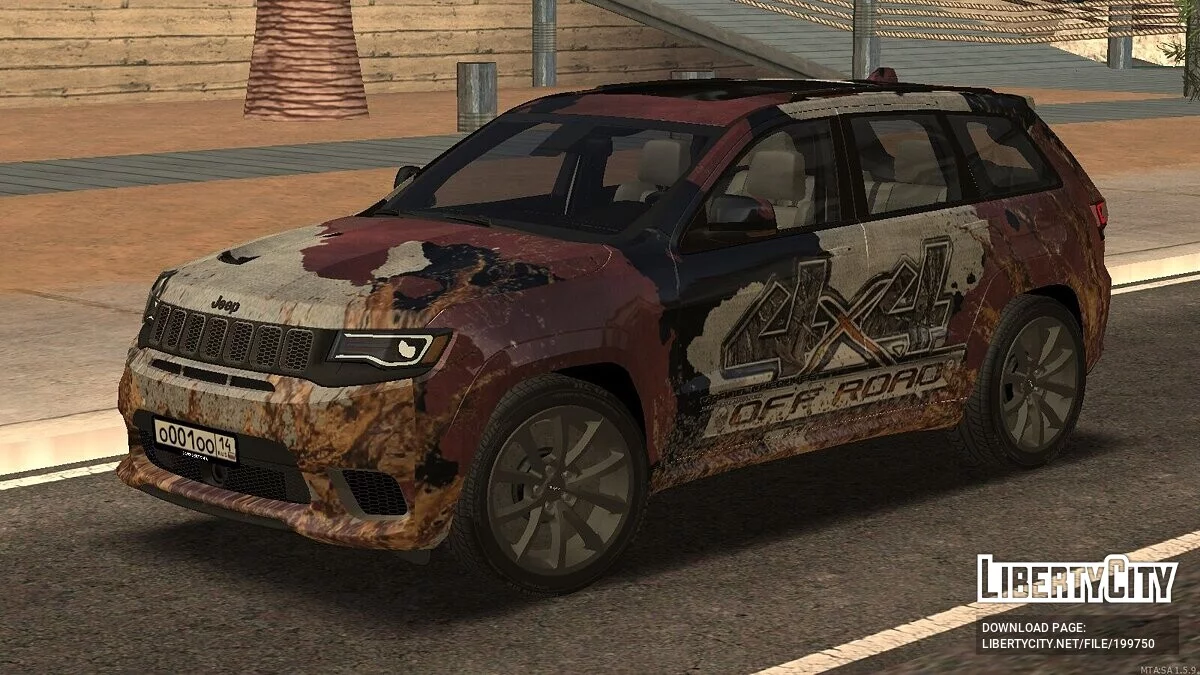 Jeep Grand Cherokee Trackhawk SRT + CCD / GTA San Andreas