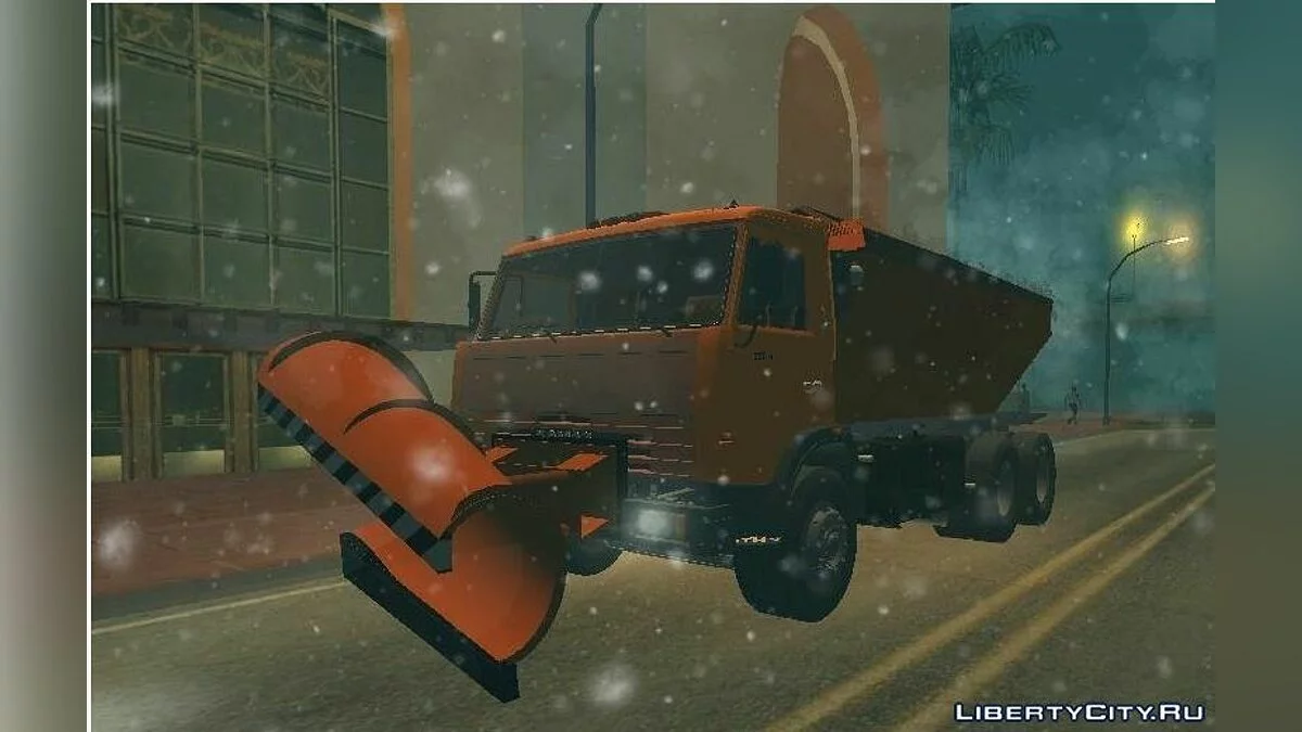 КамАЗ 53215 Снегоуборщик / GTA San Andreas