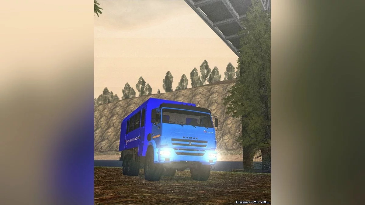 Камаз 43118 Росгеология ПГО УЗСТ / GTA San Andreas