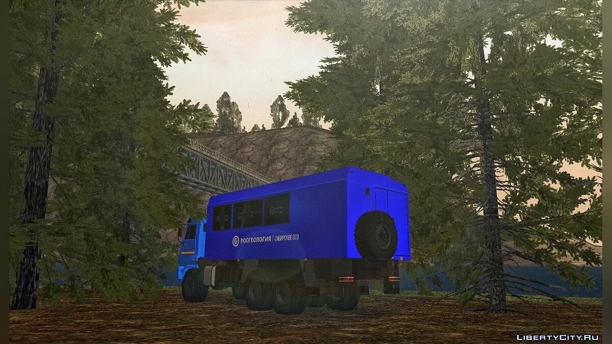 Камаз 43118 Росгеология ПГО УЗСТ / GTA San Andreas