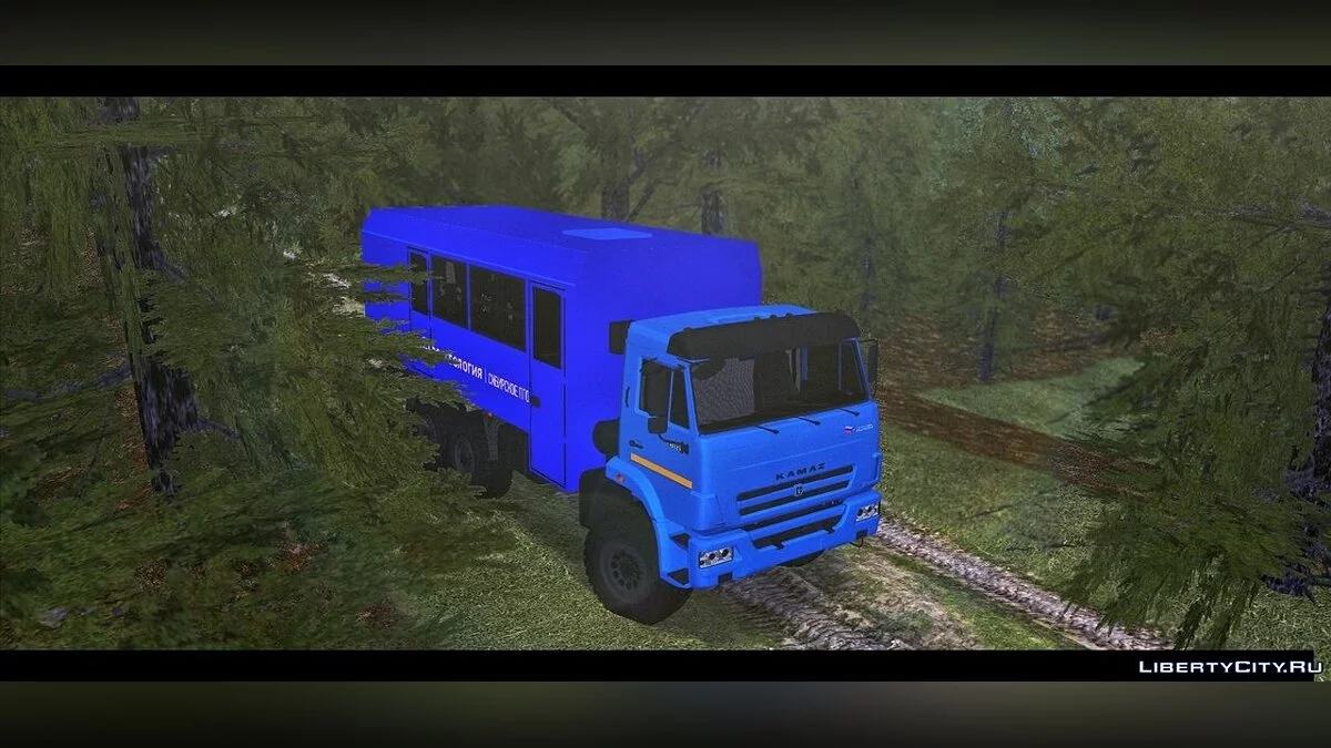 Камаз 43118 Росгеология ПГО УЗСТ / GTA San Andreas